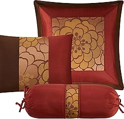 Stratford Park Red/Brown Comforter Sets King