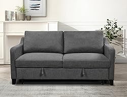 ERYE 3 in 1 Upholstered Futon Sofa Loveseat
