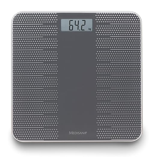 Medisana PS 430 digitale Personenwaage 40458, Anti-Rutsch Oberfläche, zur Ermittlung des Körpergewichts bis 180 kg