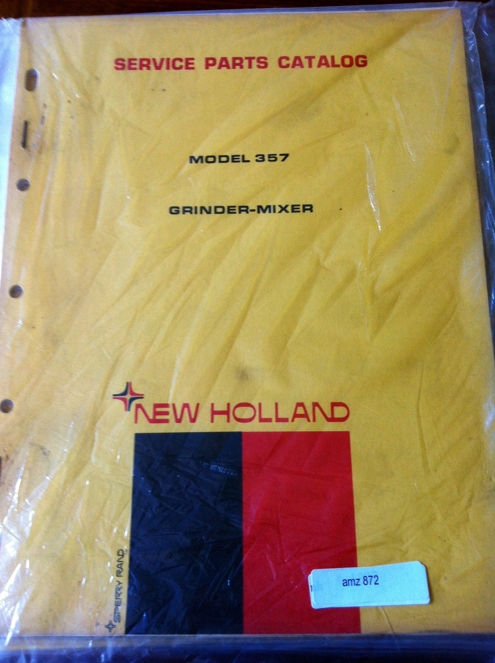 New Holland 357 Grinder Mixer Parts Manual Paperback – June 6, 1979