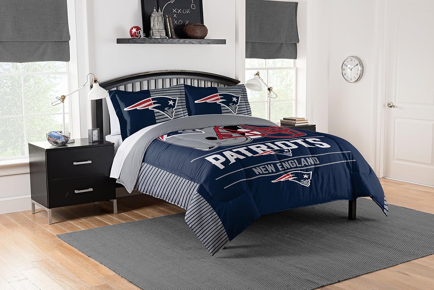 NFL Draft Full Queen Comforter 2 Sham Set