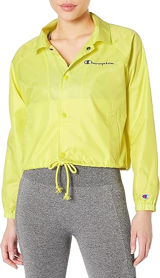 champion jacket womens yellow