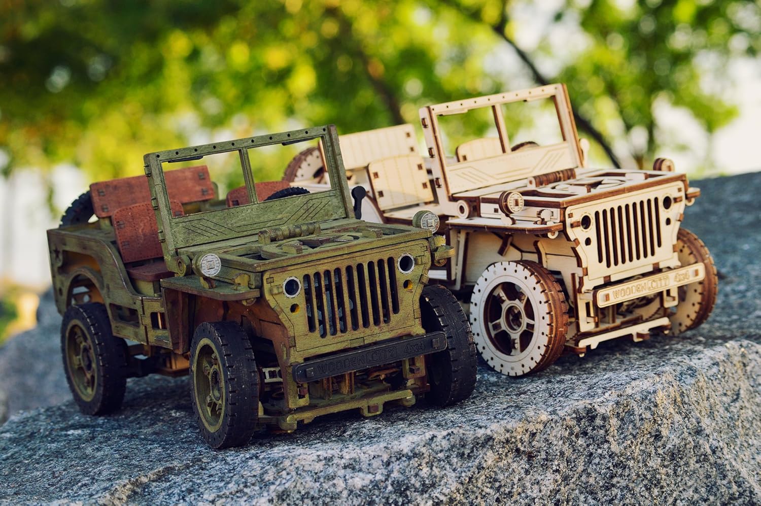 wooden city jeep