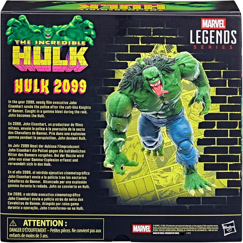 Série Legends Hulk 2099, Hulk 2099 Conjunto de Figuras de Ação Colecionáveis de 15 cm Inspirado em banda desenhada — foto 5 de 5