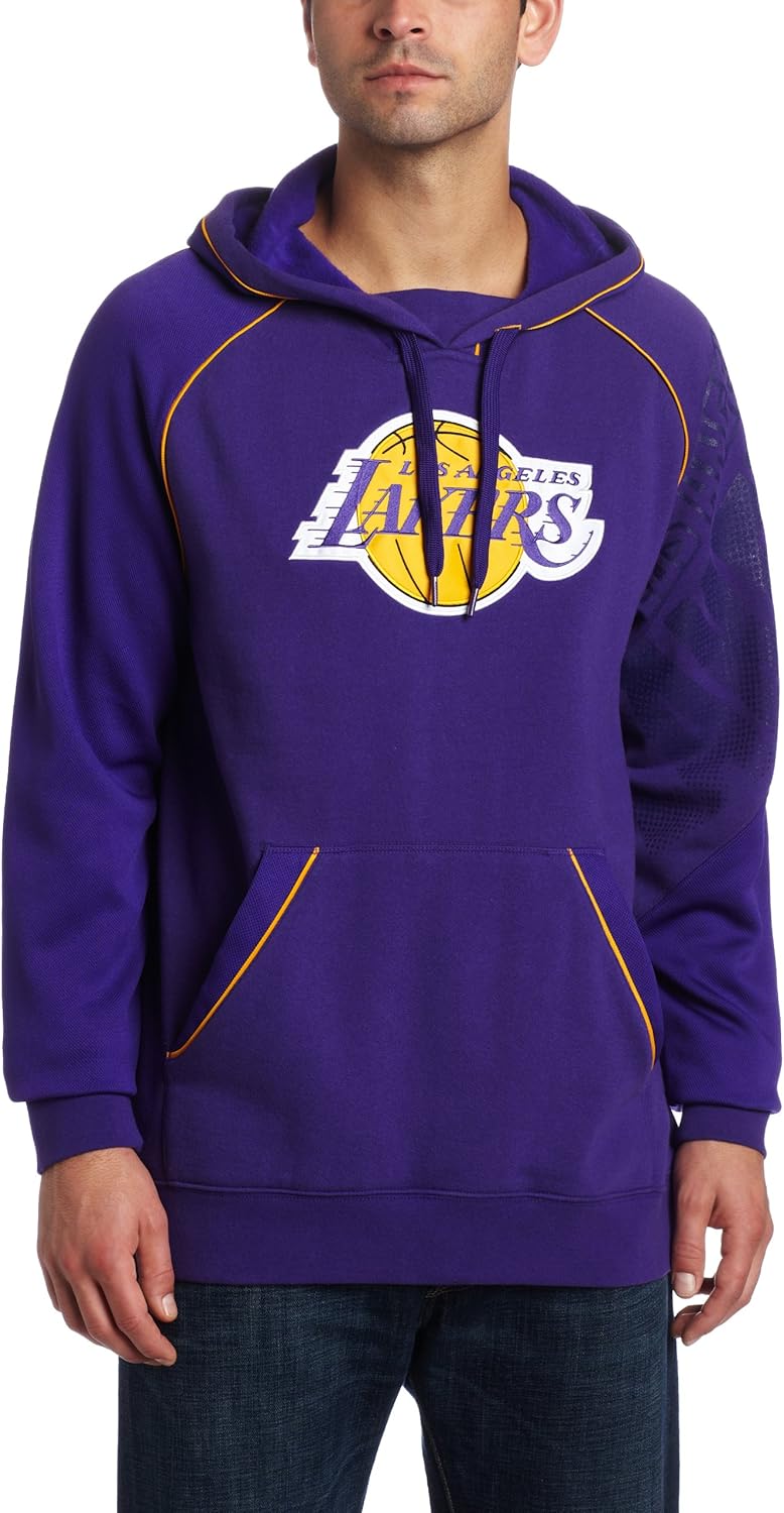 NBA Men's Los Angeles Lakers Hoops Pullover Hood (Purple, XLarge