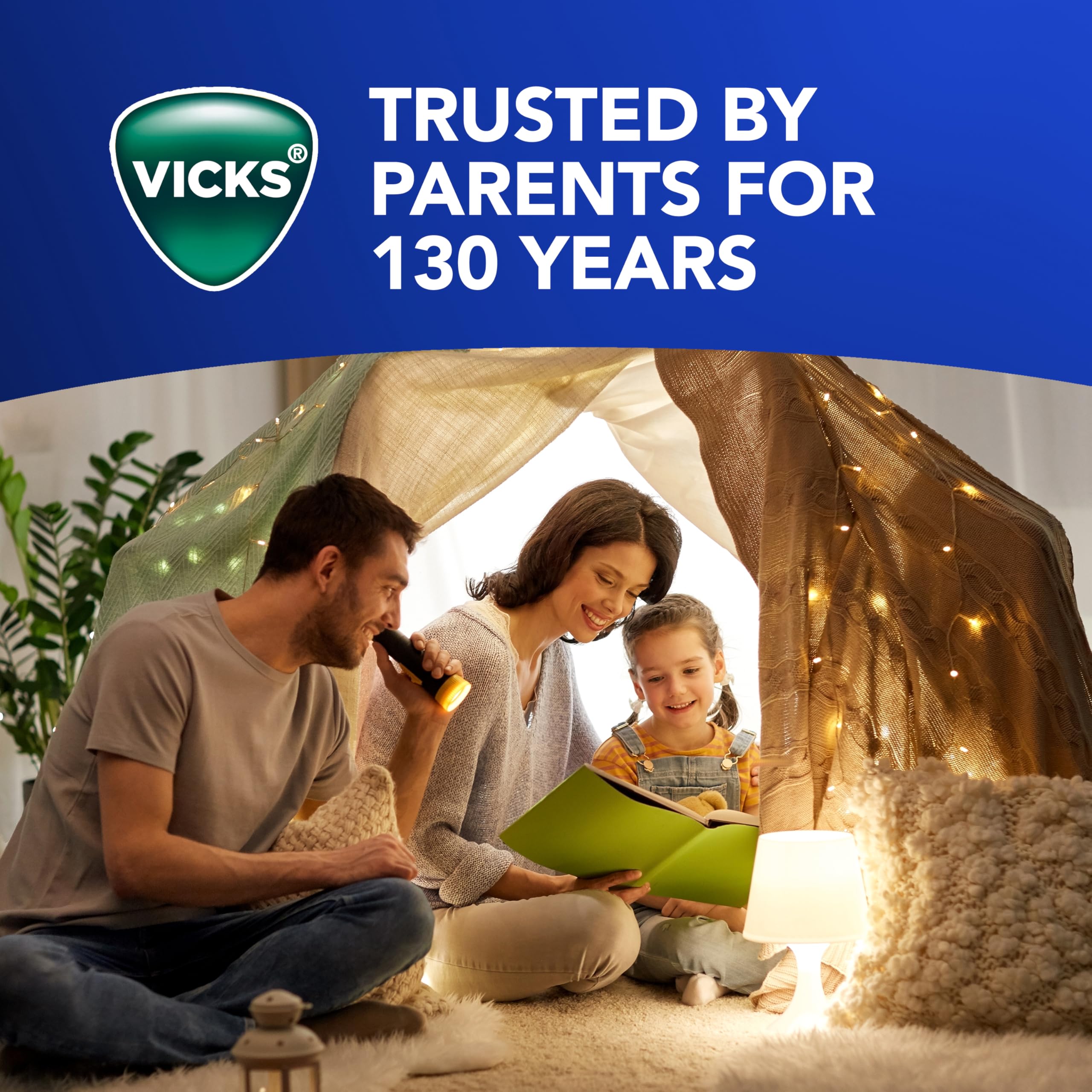 Vicks DayQuil and NyQuil Kids Grape Cold & Cough + Fever Multi-Symptom Relief Liquid Co-Pack, Specially Formulated for Kids Ages 6+, 2x8 OZ