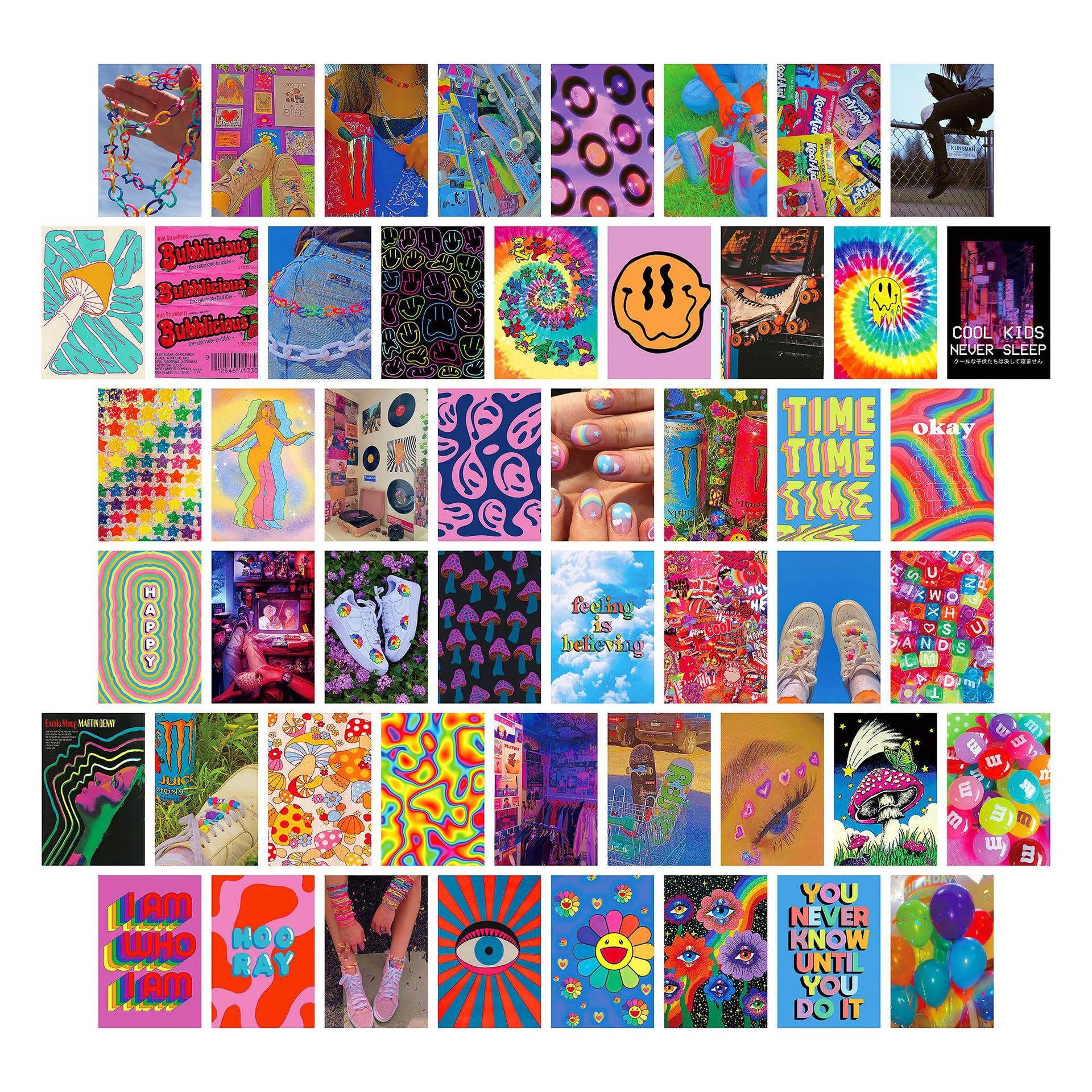 SWZY 50PCS Musical Album Cover Posters, Musical Fashion Decor Wall Collage Art Kit,Girl Singer Print Album Covers Wall Posters for Bedroom,Girl and Teen Room Retro Picture DecorationsP,10x15 cm