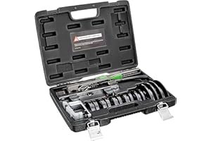 Hilmor Compact Bender Kit with Reverse Bending Attachment for 1/4" - 7/8" Tube and Pipe Bending, Black, CBKRB 1926598