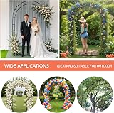 Crystals Garden Metal Arch 2m Arched Trellis Tubular Arbour for Climbing Plants view 2