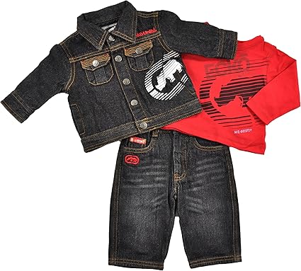 baby boy black jean jacket