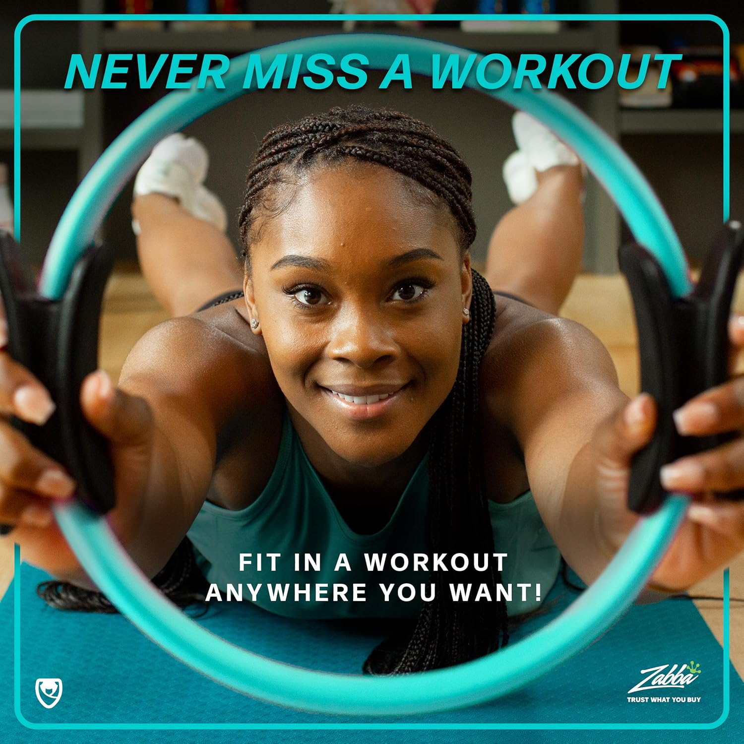 URBNFit Pilates Ring Fitness Circle - Weight Loss Body Toning Magic Circle and Resistance Exercise Fitness Ring Free Workout Guide Included : Sports & Outdoors