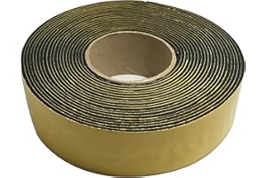 Frost King IT30/8 Rubber Insulation Tape, 2in Wide x 1/8in Thick x 30ft Long, Black