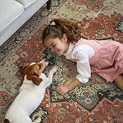 GENIMO 2x5 Runner Rugs for Hallway, Machine