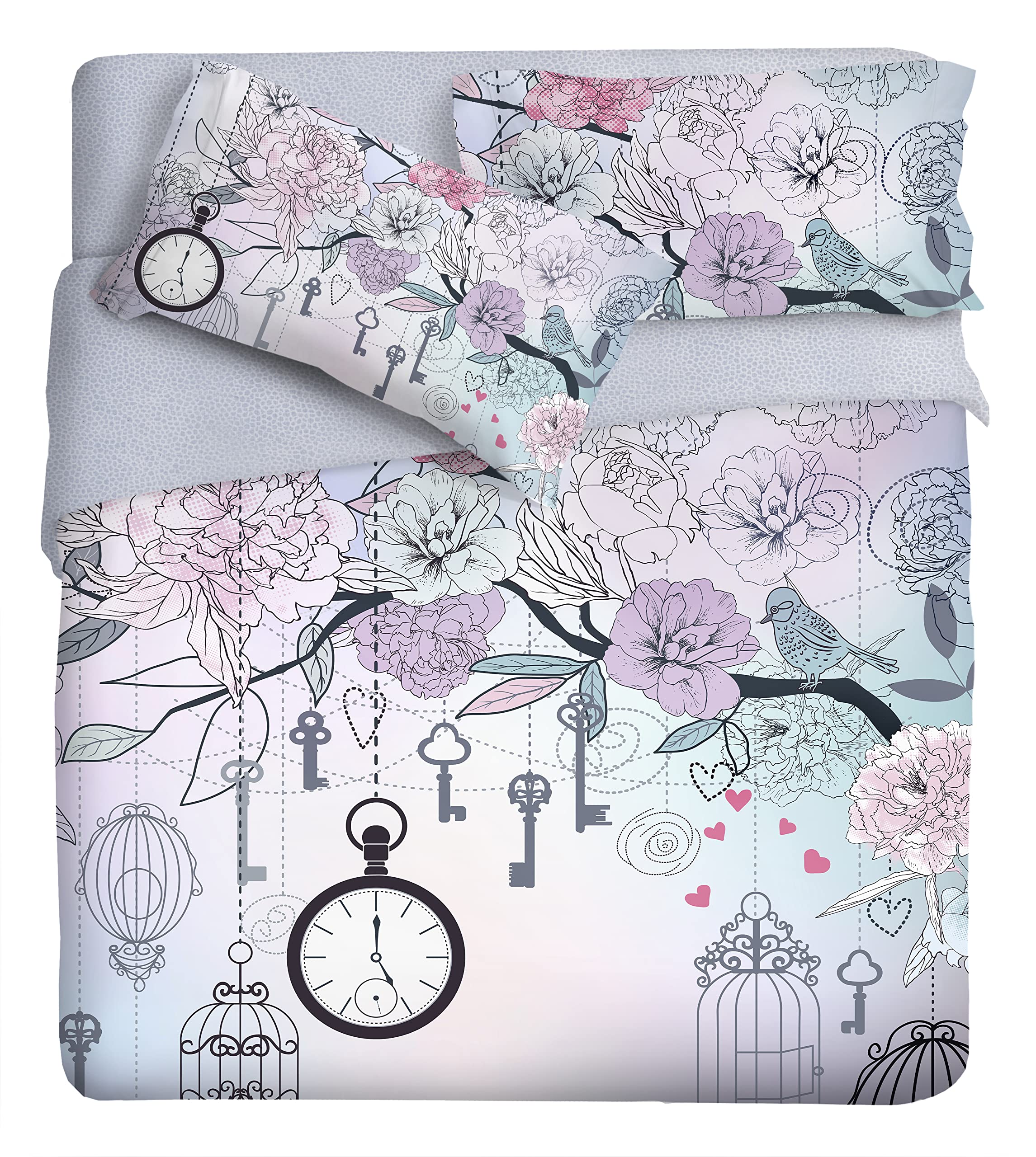 Photo Duvet Cover Set Piazzato Fine Art 1 and a half square Secret