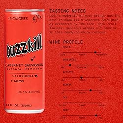 Buzzkill Wines- Non Alcoholic Cabernet Sauvignon