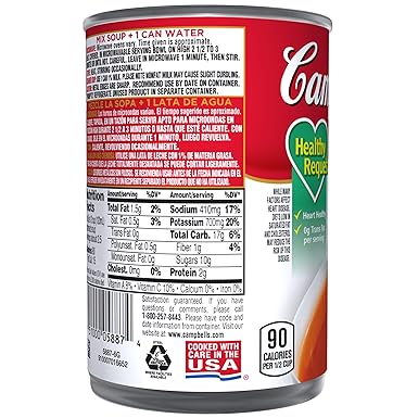 Campbells Condensed Healthy Request Tomato Soup, 10.75 oz. Can (Pack of 12)