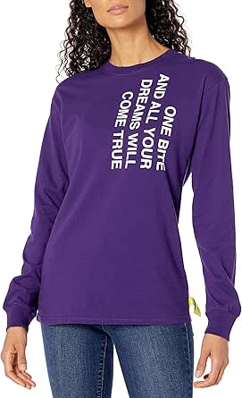 Disney Women's Villains x Heidi Klum Evil Queen Split Long Sleeve T-Shirt