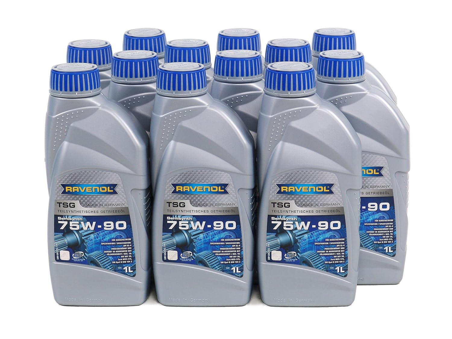 Amazon.com: Ravenol J1C1001 SAE 75W-90 Gear Oil - TSG Semi-Synthetic API  GL-4 Spec (1 Liter): Automotive