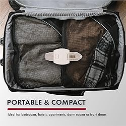 SABRE Portable Door Lock, Durable Metal