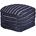 Christopher Knight Home Brady Pouf, Navy Blue