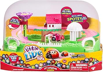 Little Live Pets Ladybug House Playset, Toys for Girls, 5 Years & Above, Robot Toys for Children, Animal