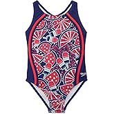 Speedo Girls Printed Sport Splice