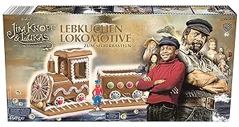 Jim Knopf und Lukas Lebkuchen Lokomotive Bastelsatz Lebkuchenhaus mit Figur