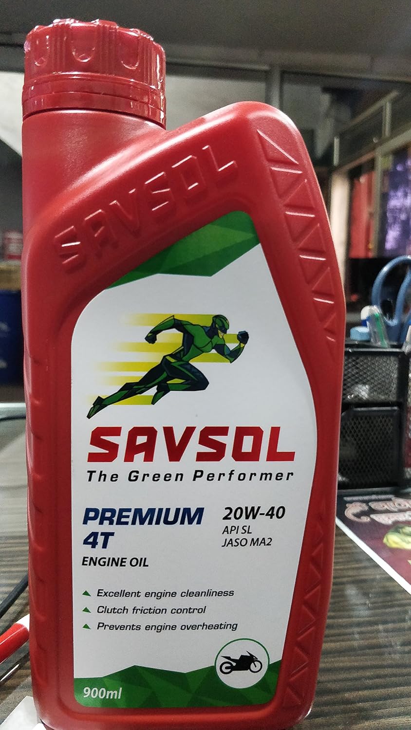 SAVSOL 20W40 4T API SL Oil (900 ml) Amazon.in Car & Motorbike