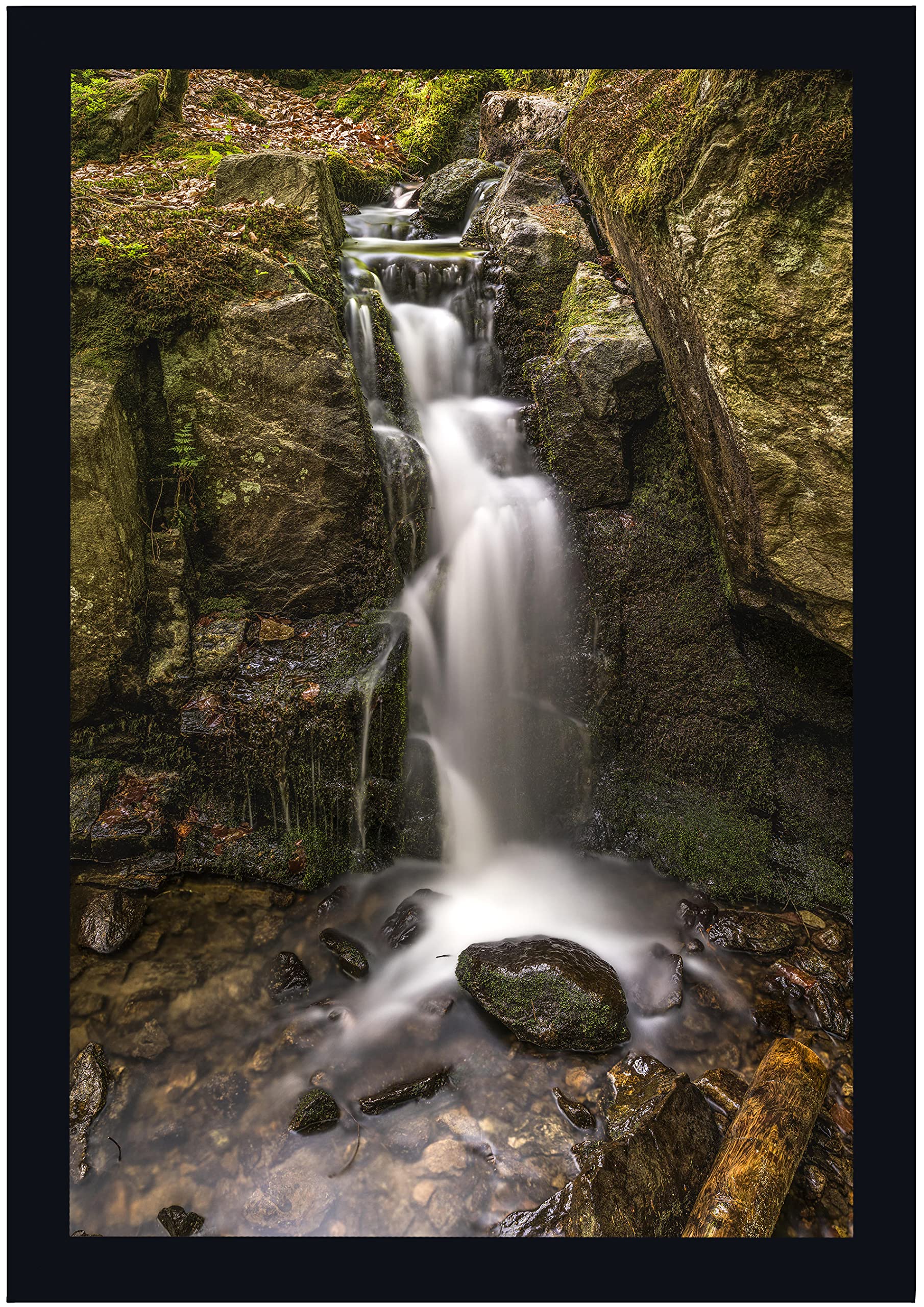 Photo 1 of 27x40 Black Gallery Movie Poster Frame - Wide Molding - Includes Attached Vertical and Horizontal Hanging Hardware - Crystal Clear Plexiglass Front - Display 24 x 36 Inch Picture Photo Posters or Art