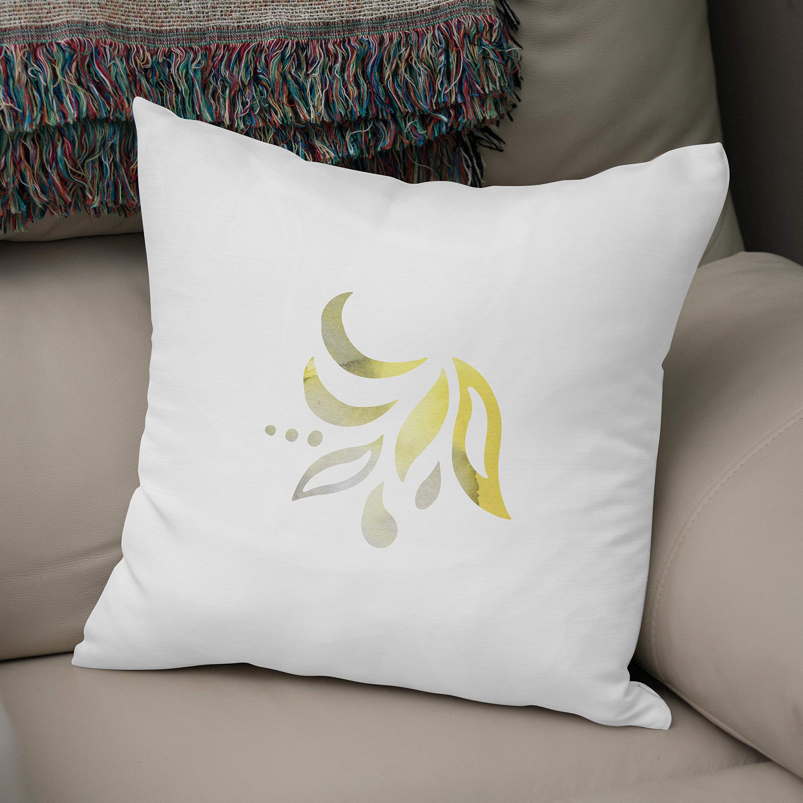 Bonamaison, Decorative Cushion Cover - 50% Cotton 50% Polyester - 43x43cm - Designed and Manufactured in Turkey