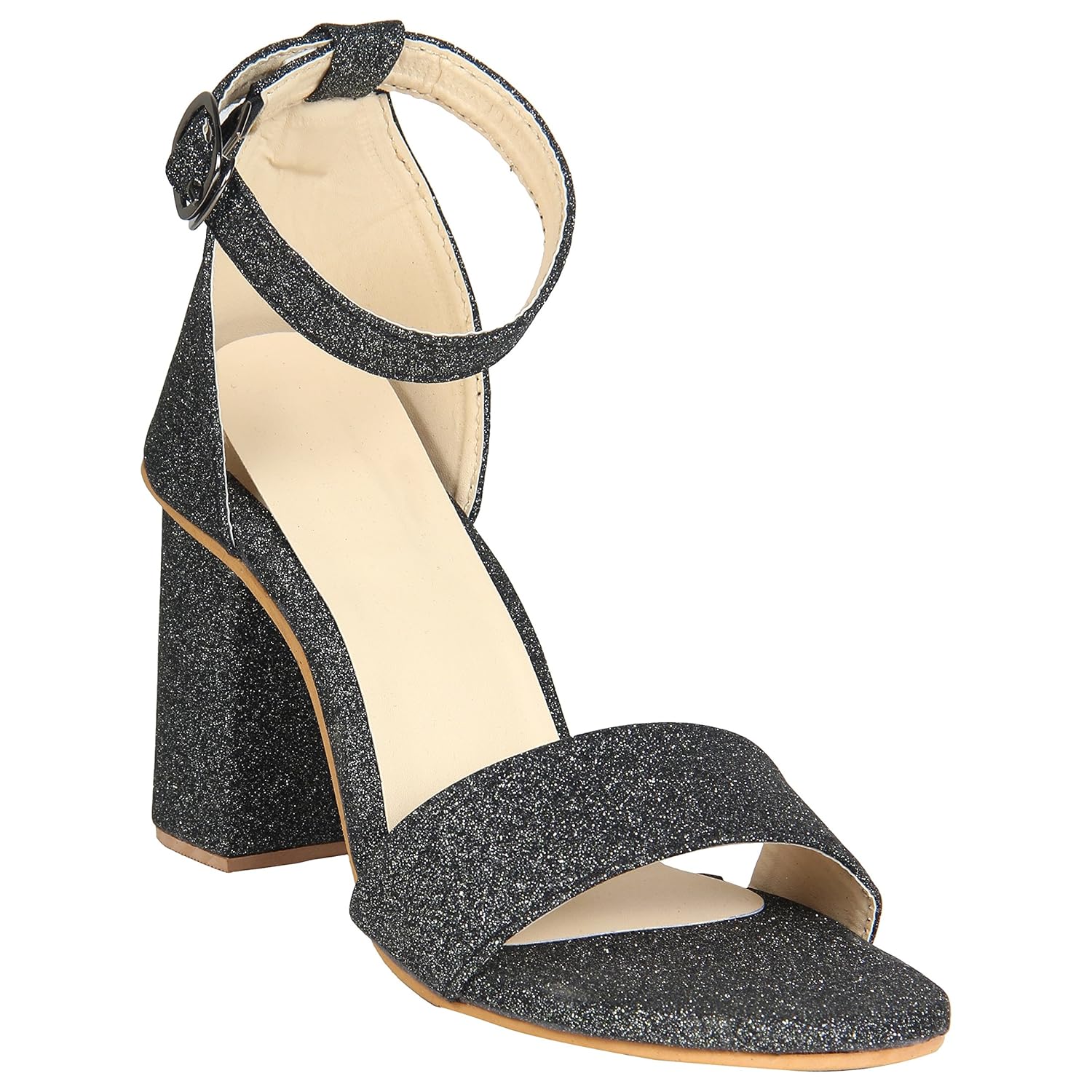 elegandra stylish block kittenn pump heels