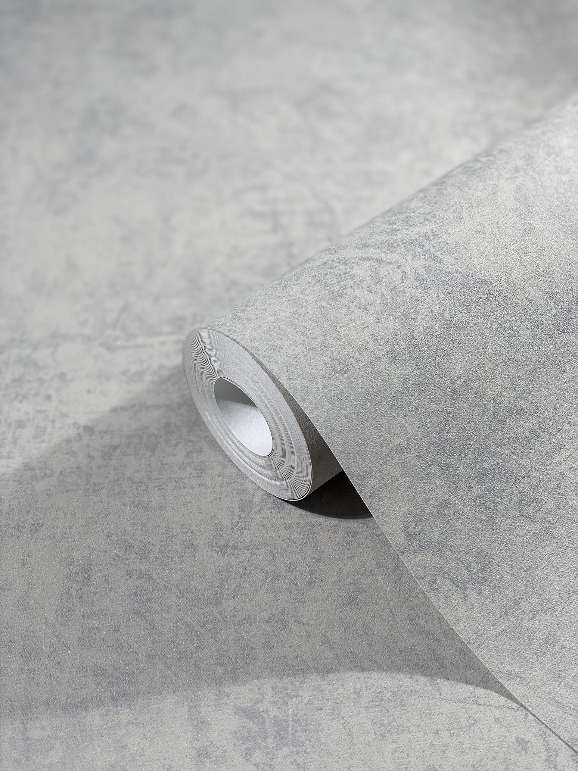 Wallpaper Greige Uni Pattern Modern for Living Room Bedroom or Kitchen high Quality Non Woven wallcovering Wall Paper Made in Germany 10,05 x 0,53m