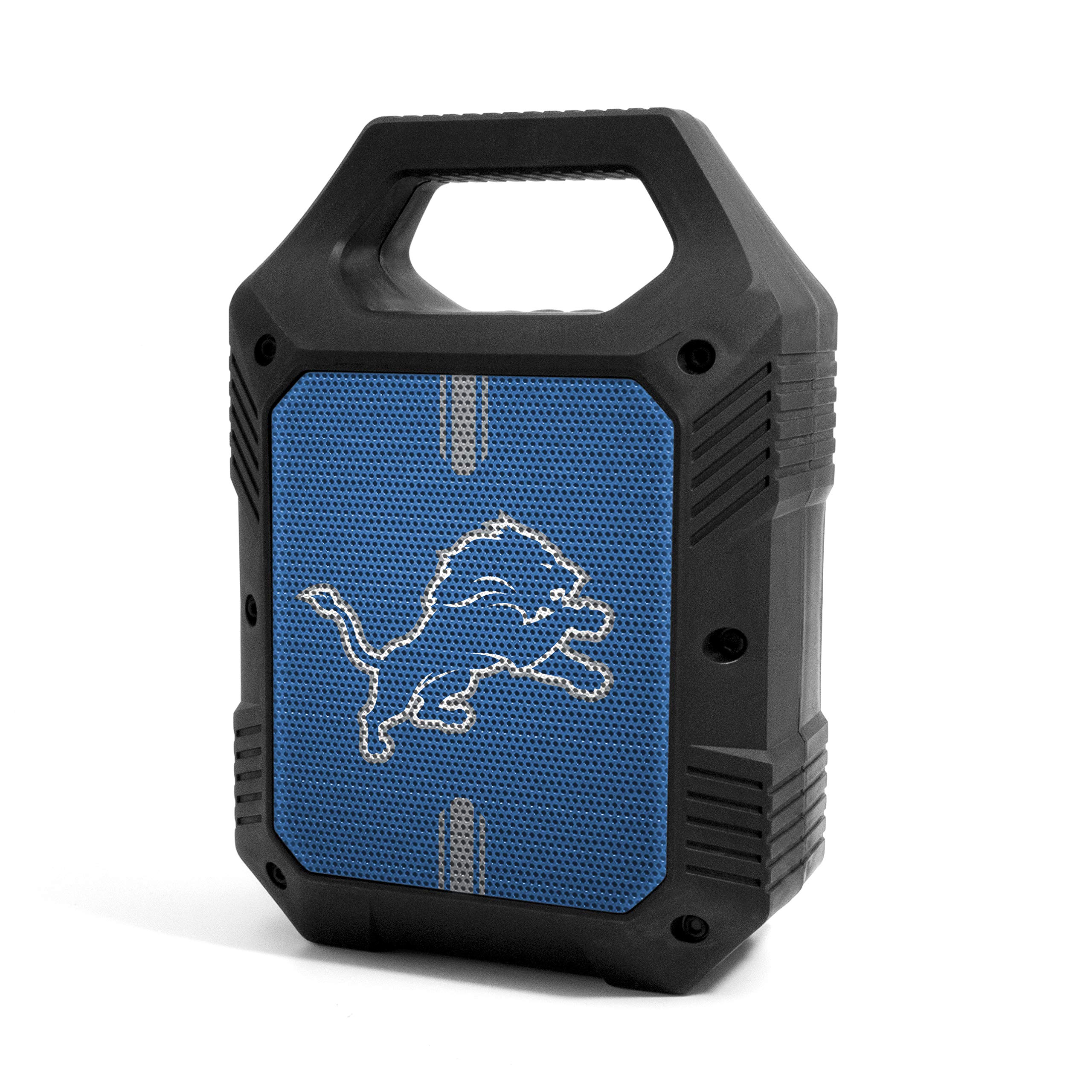 SOAR NFL ShockBox XL LED Wireless Bluetooth Speaker, Detroit Lions Image