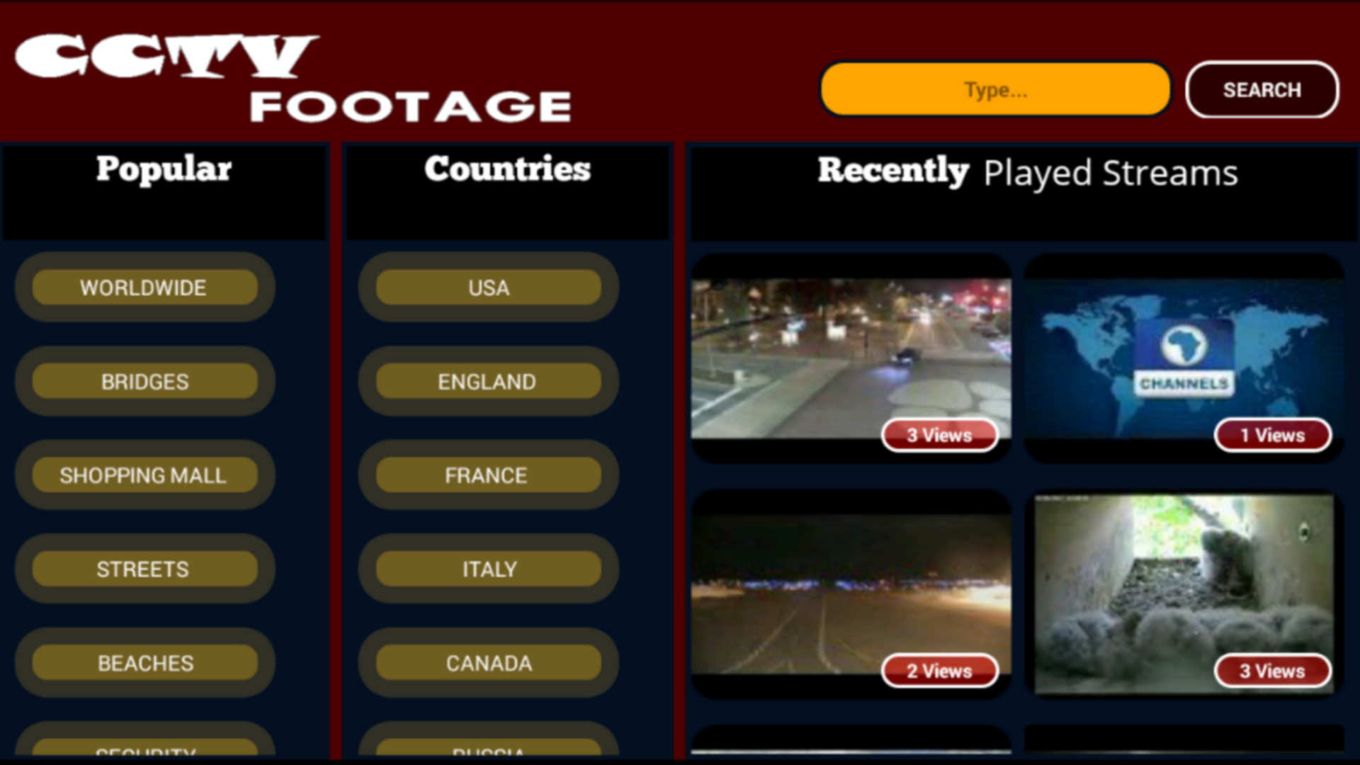 LIVE CCTV CAMERA FOOTAGE