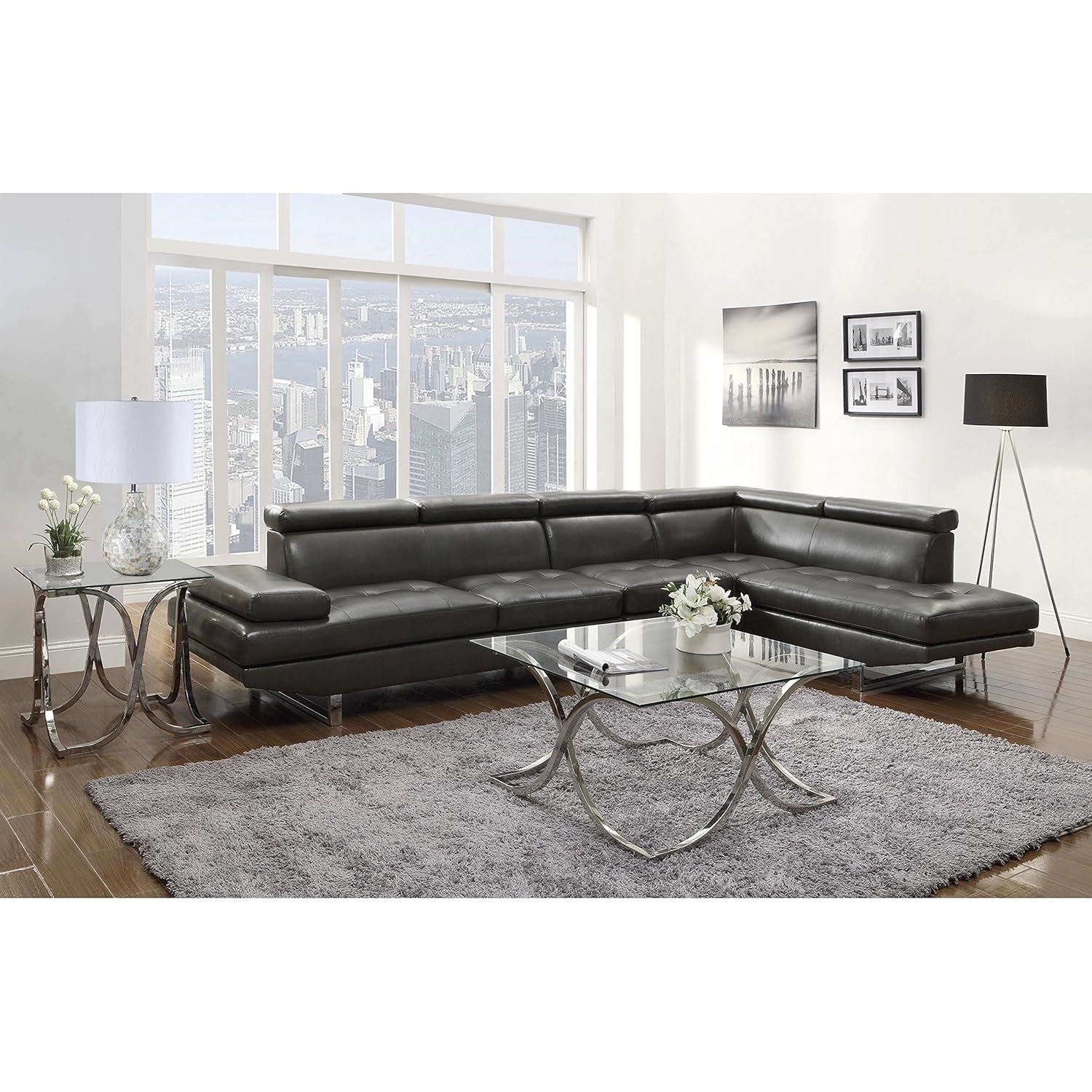 Amazon Coaster Home Furnishings Contemporary Sectional