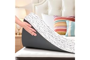 CHUN YI Mattress Topper Queen, 3 Inch Memory Foam Mattress Topper, Gel Infused Bed Topper with Removable Washable Cover, Soft Mattress Pad for Pressure Relief, CertiPUR-US Certified