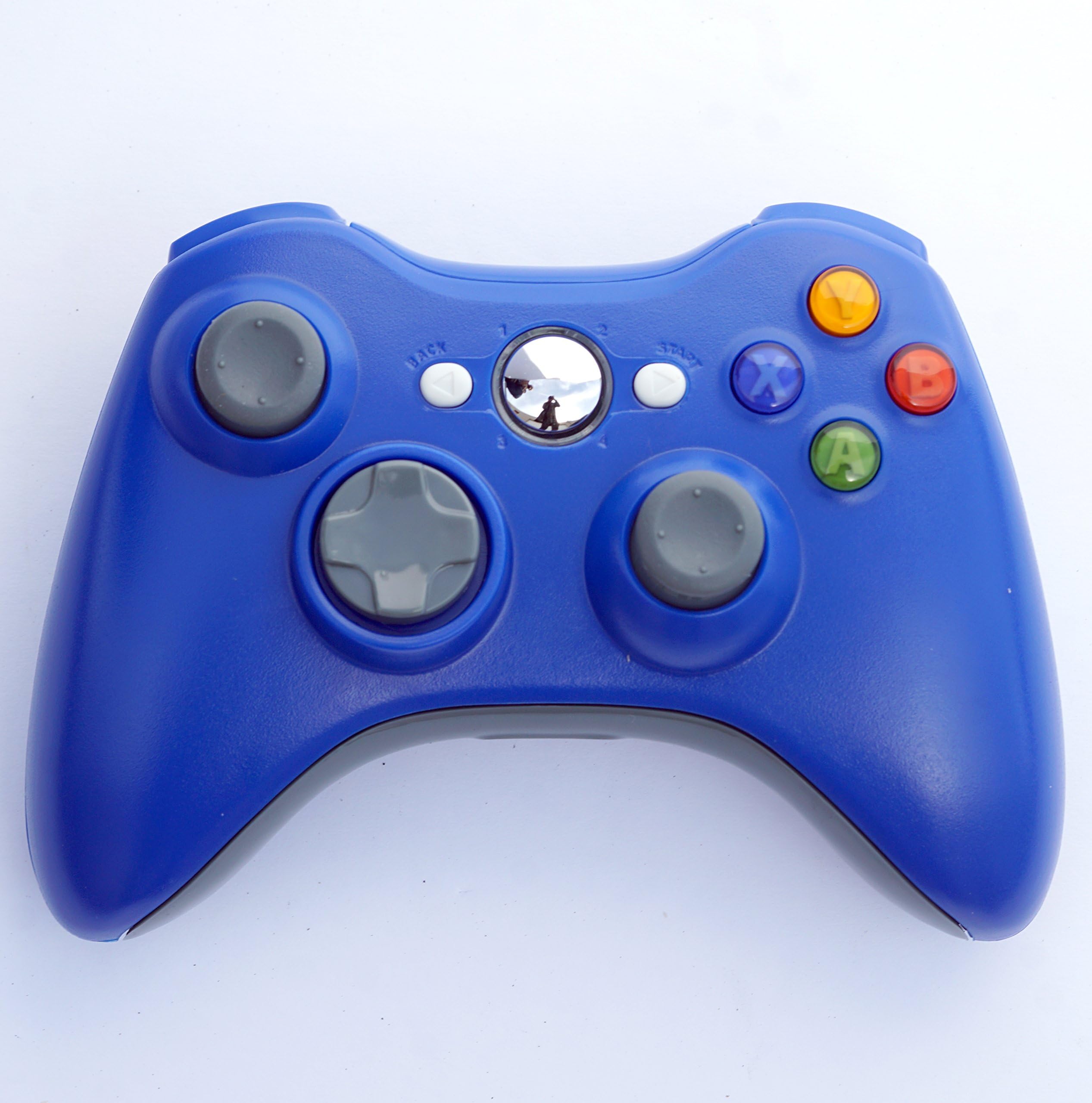 FiveStar Wireless Game Pad Controller for Use With Microsoft Xbox 360 and PC (Blue)