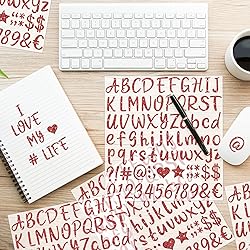 1215 PCS Letter Stickers Glitter Alphabet Stickers