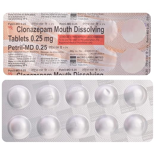 Buy Clonazepam 0.25