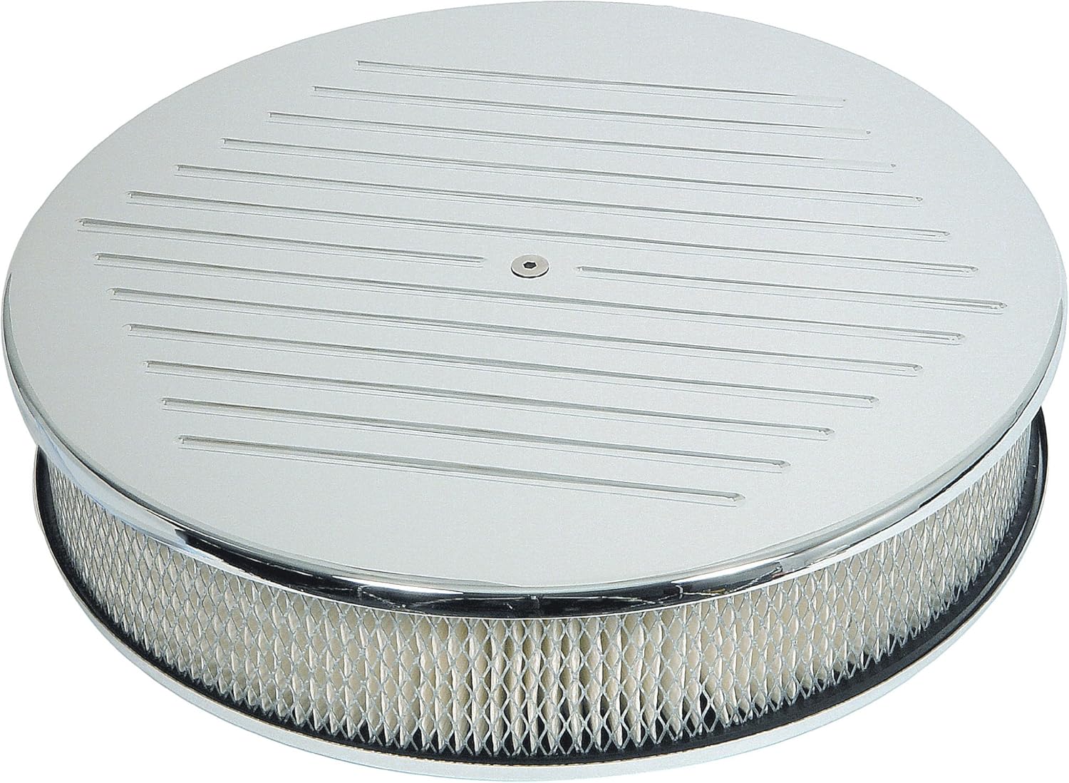 Mr Gasket Chrome Round Air Filter Assembly Kit (9161G