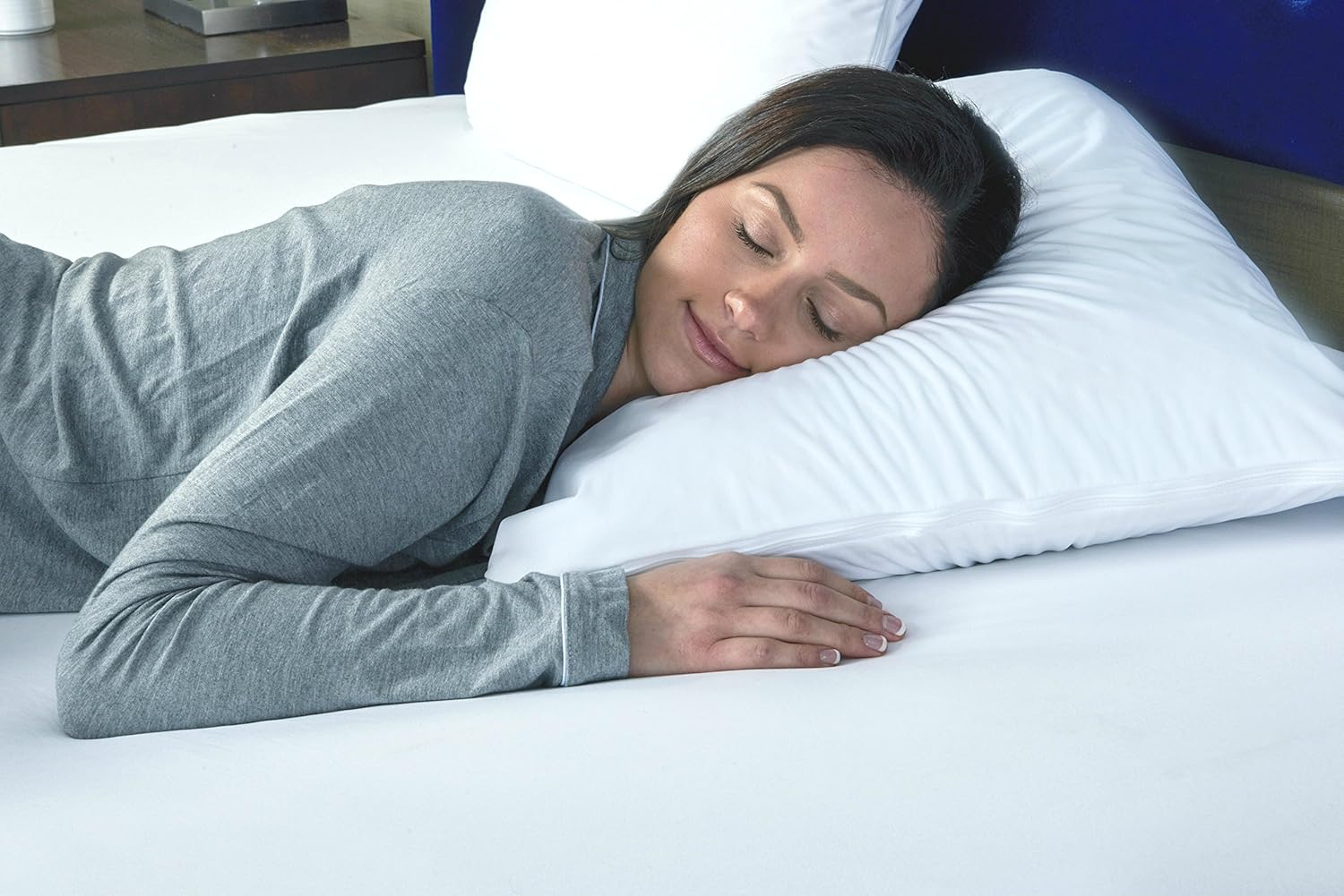 Four Seasons Essentials Standard Pillow Protectors (Set of 2) – Allergy Pillow Cover Bedbug Waterproof Hypoallergenic Dust Mite Proof Zippered Encasement: Home & Kitchen