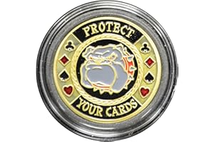 MRC POKER Hand Painted Poker Card Guard Protector - Protect Your Cards