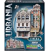 Wrebbit3D Cinema 3D Puzzle | Urbania Collection | 300 Jigsaw Puzzle Pieces | Charming and Unique Streetscape of a Small Town