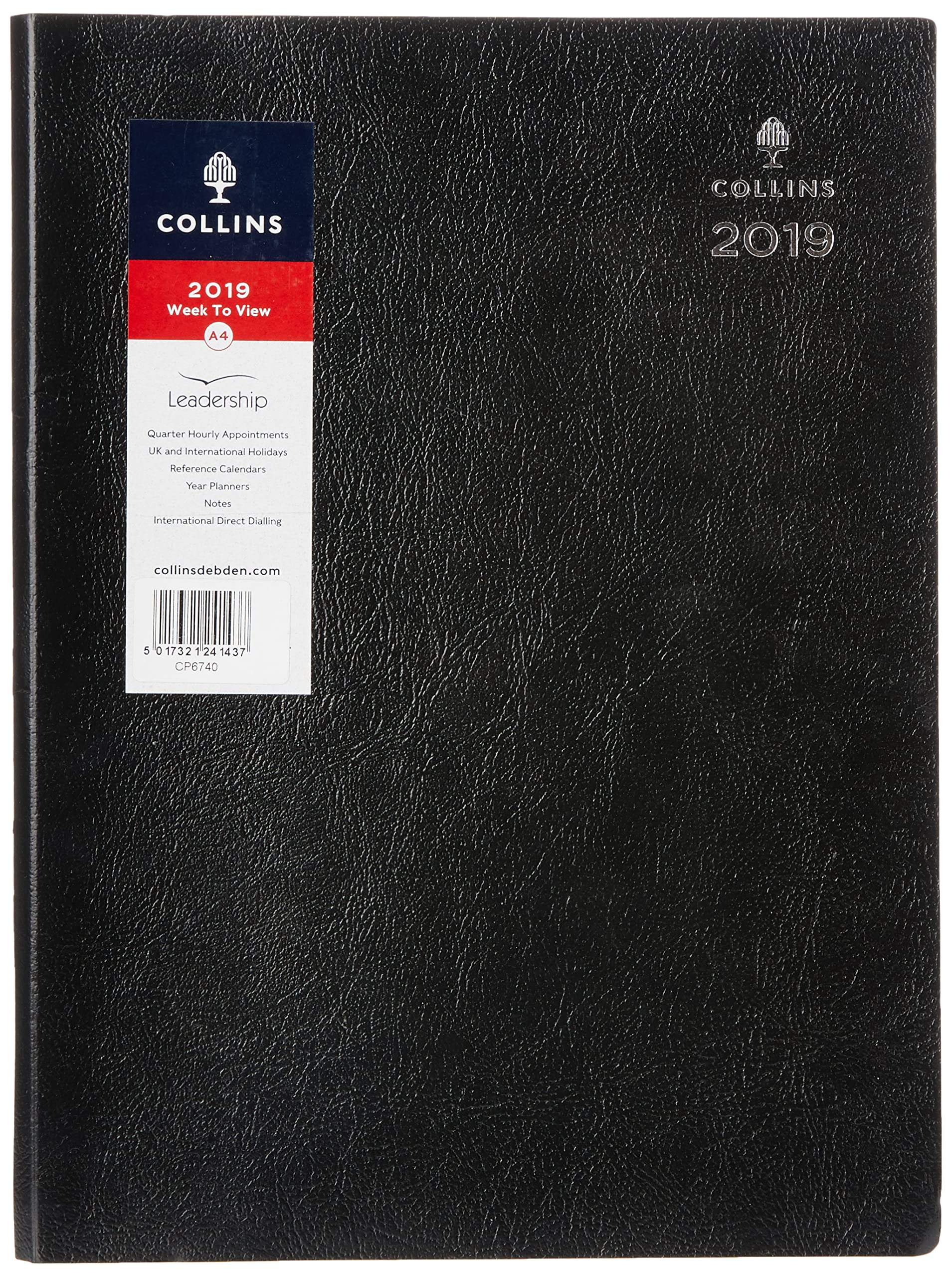 Collins CP6740 A4 Leadership Week to View 2019 Diary