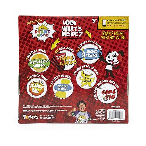 Ryan's World Micro Mystery Wheel, Be just Like Ryan and Complete