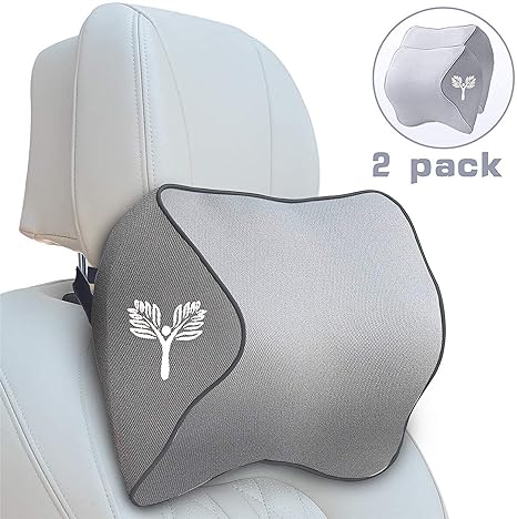Grin Health Memory Foam Orthopedic Neck Pillow Soft Headrest