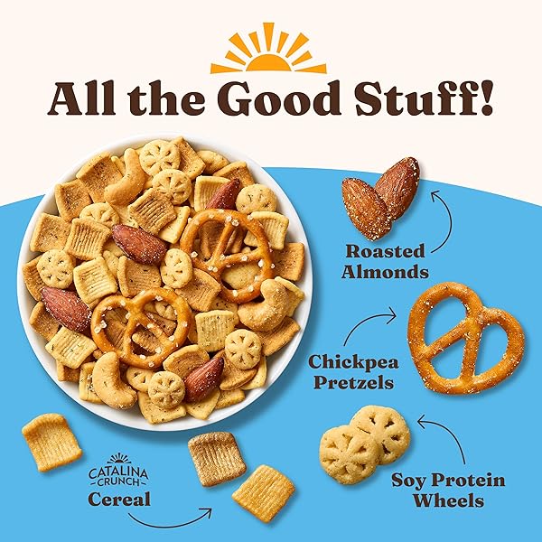CATALINA CRUNCH PROTEIN SNACK MIX – 10G PROTEIN, 1G SUGAR PER SERVING – GOOD SOURCE OF FIBER, KETO, GLUTEN FREE – CREAMY RANCH, 5.25 OUNCE BAG (PACK OF 1)