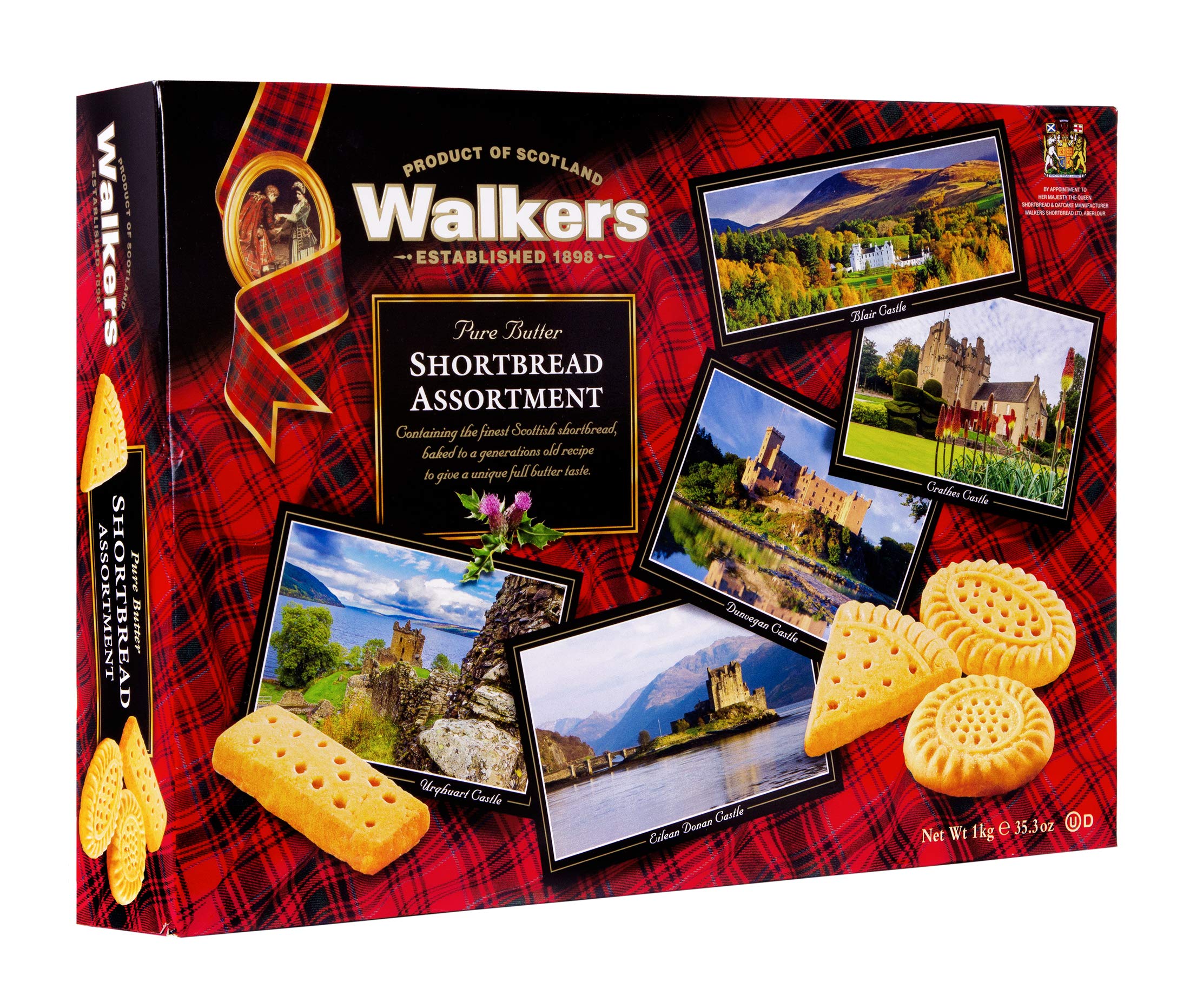 Walker's Shortbread Pure Butter Shortbread Assorted Cookies, 35.3 Ounce