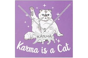 POTIY Music Lover Necklace Music Jewelry Music Fan Necklace Cat Lover Necklace Sarcastic Music Necklace