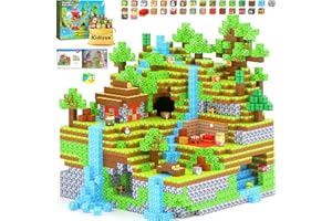 KIDIYEE 150PCS Magnetic Blocks - Mine Magnet World Forest Animal Set, Magnet Toys Games for Kids Ages 4-6 6-8 8-12, Magnetic Building Blocks for Boys & Girls, STEM Montessori Sensory Toys for Kids Ages 3+